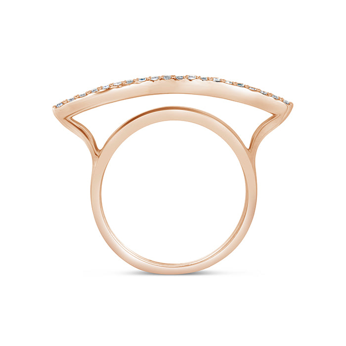 Abstract Bar Diamond Ring - Pasha Fine Jewelry