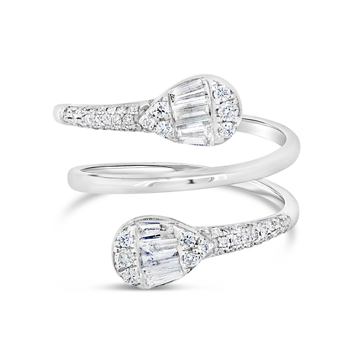 Infinity Spiral Diamond Ring - Pasha Fine Jewelry