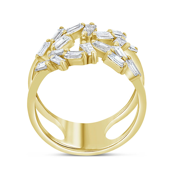 Marquise Double Row Diamond Ring - Pasha Fine Jewelry