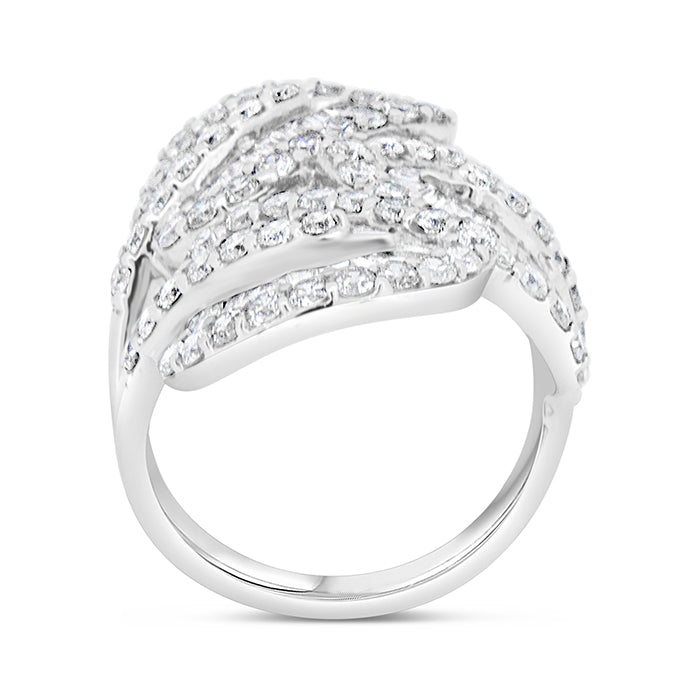 Leaf Diamond Ring - Pasha Fine Jewelry