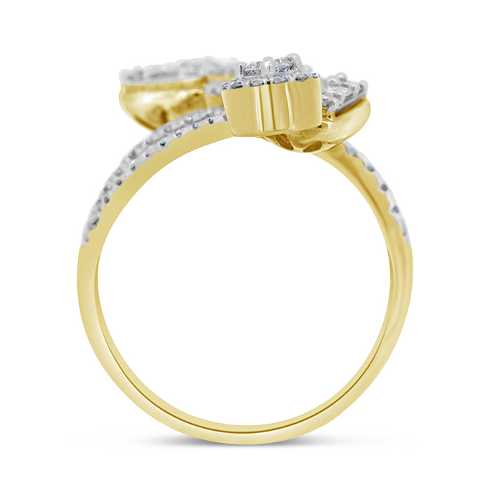 Five Stone Bypass Diamond Ring - Pasha Fine Jewelry