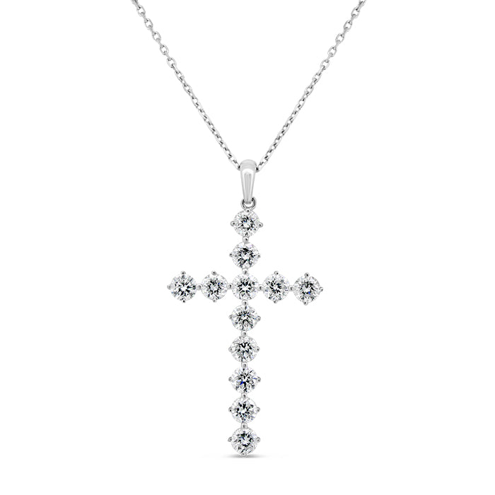 Cross Diamond Pendant - Pasha Fine Jewelry