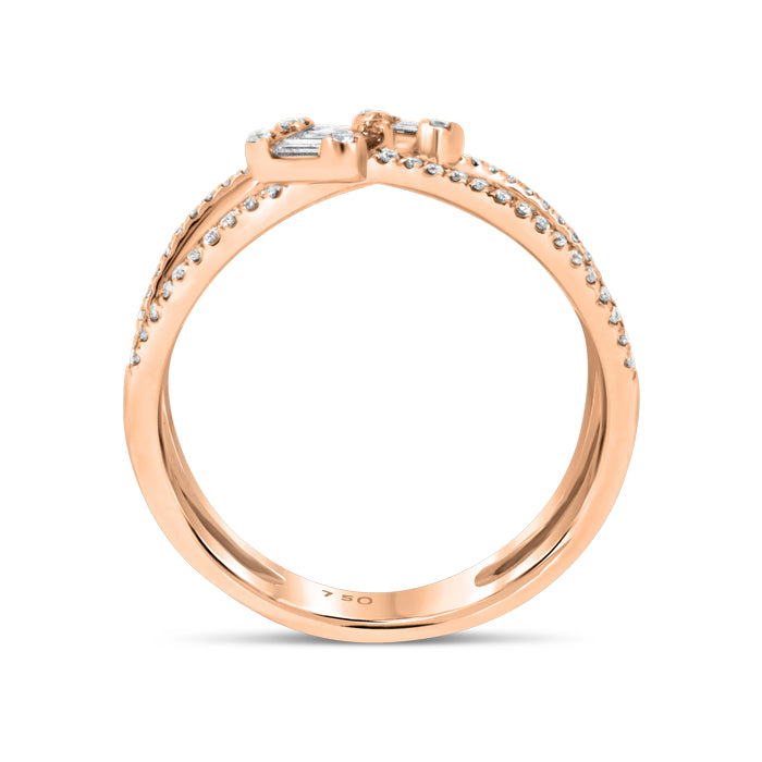 Open Baguette Ring