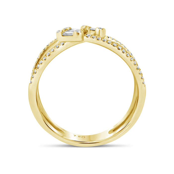 Open Baguette Ring