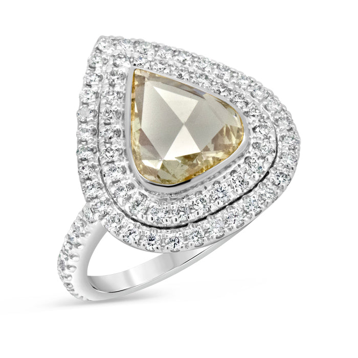 Rose Cut Tear Drop