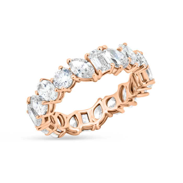 Mixed Shape Eternity Band