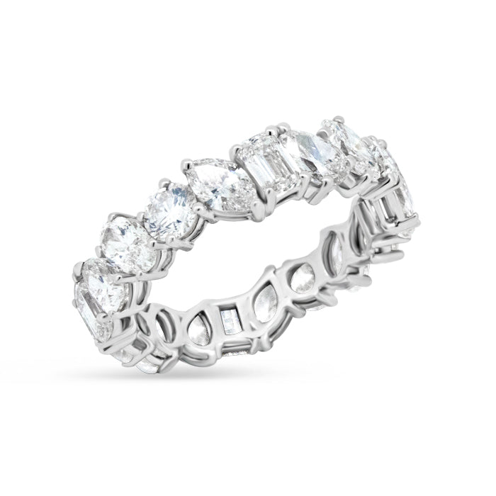 Mixed Shape Eternity Band