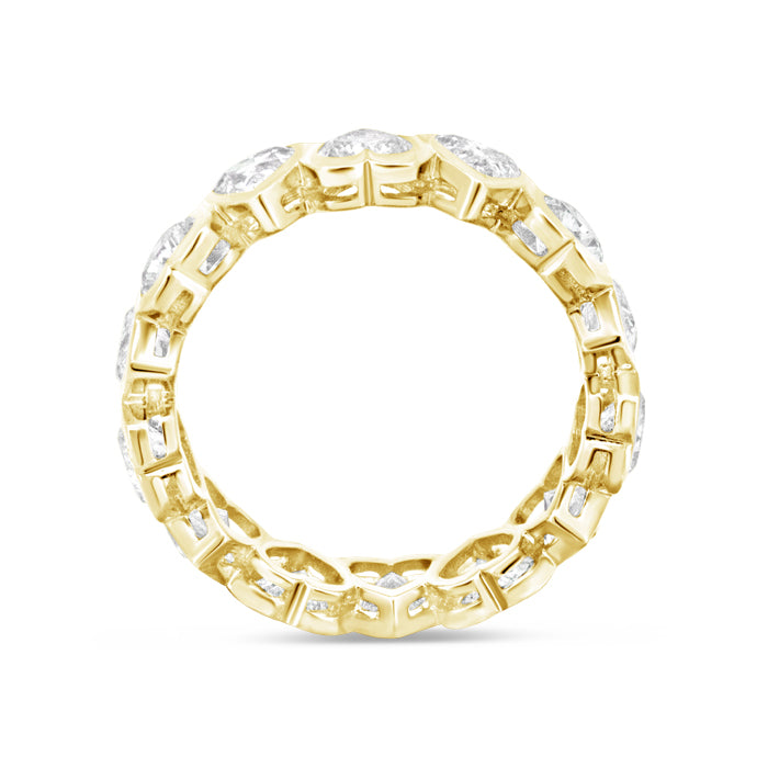 Bezel Heart Shaped Eternity