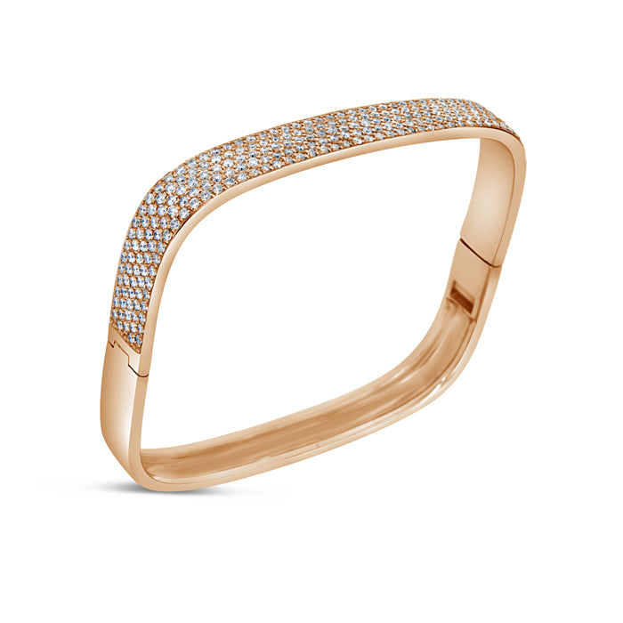 Pavé Square Shape Bangle1