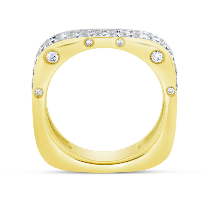 Square Diamond Ring - Pasha Fine Jewelry