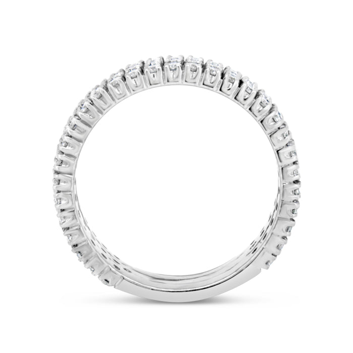 3 Row Diamond Ring - Pasha Fine Jewelry