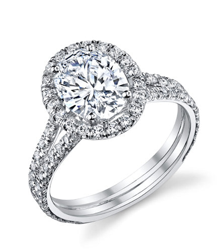 Oval Halo - Pasha Fine Jewelry