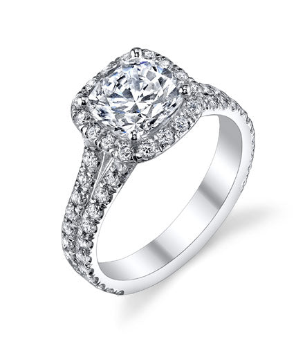 Cushion Halo - Pasha Fine Jewelry