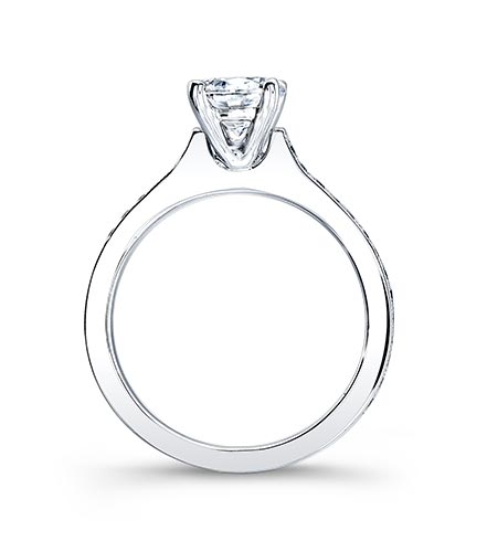 Round Single Row Diamond Ring - Pasha Fine Jewelry
