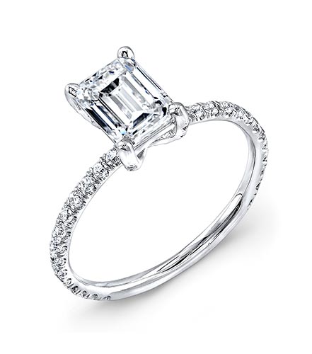 Emerald Hidden Halo Emerald Hidden Halo