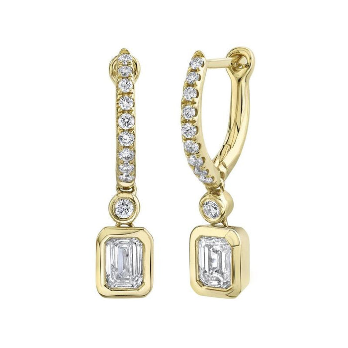 Diamond Emerald Earring - Pasha Fine Jewelry