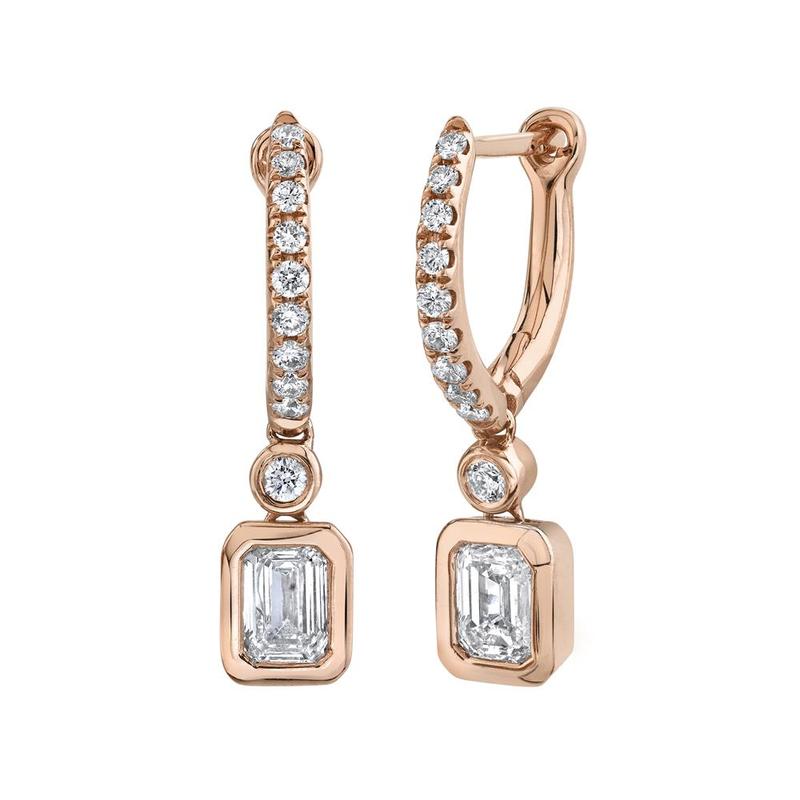 Diamond Emerald Earring - Pasha Fine Jewelry