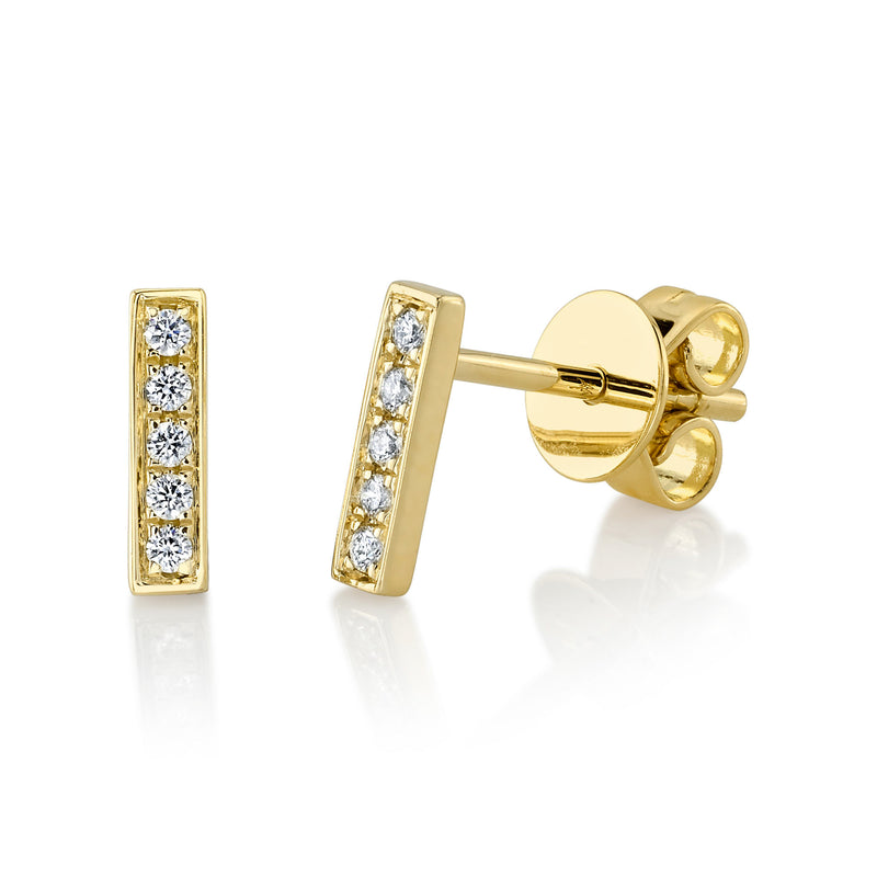 Bar Studs - Pasha Fine Jewelry