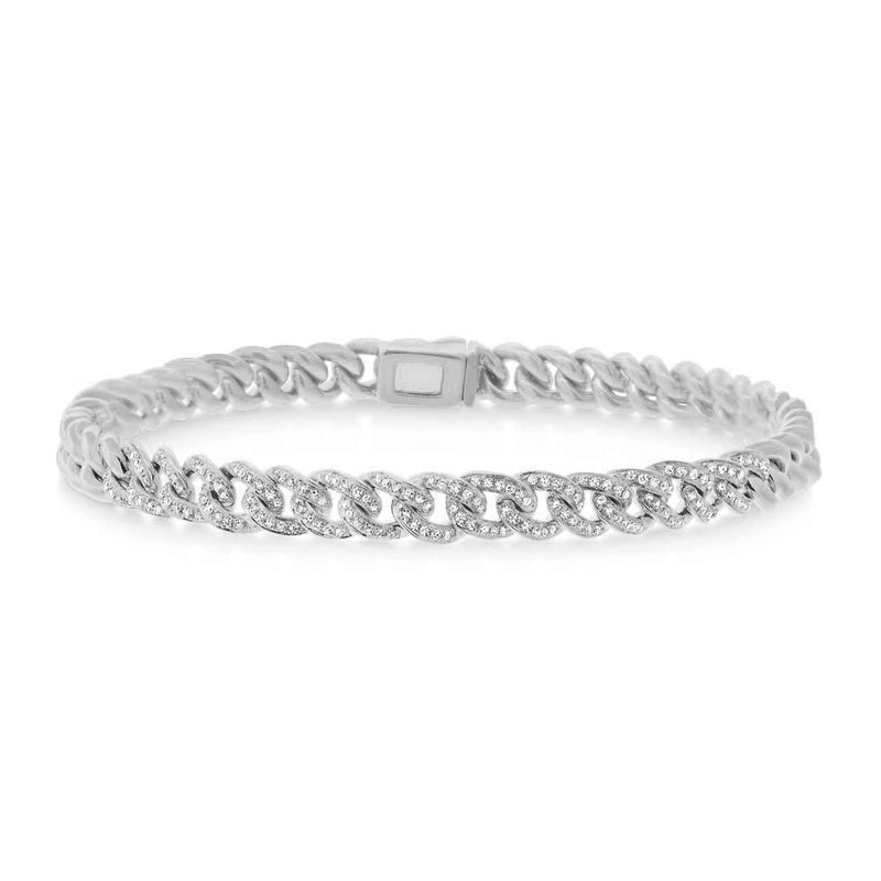 Pave Link Bracelet - Pasha Fine Jewelry