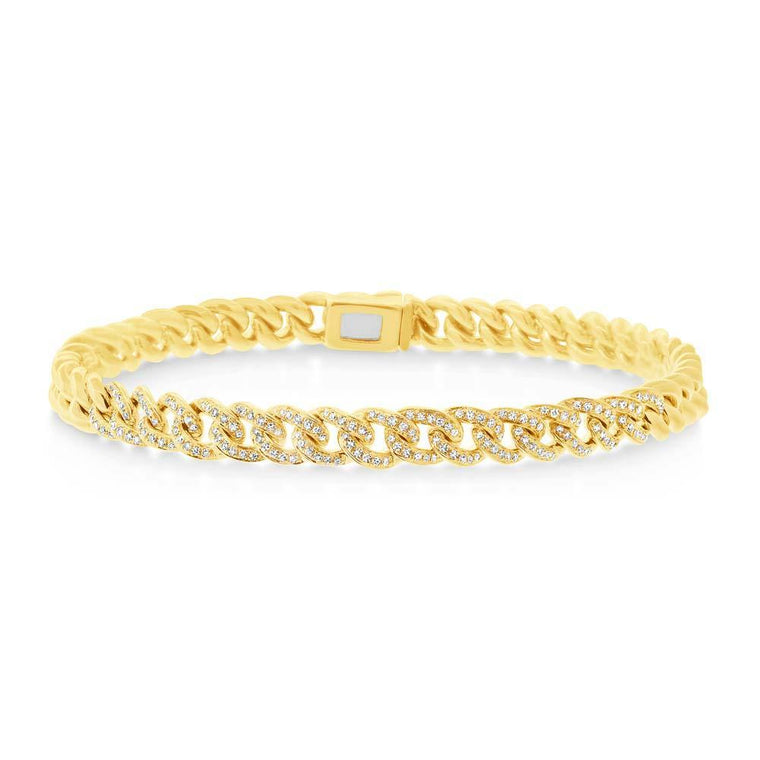 Pavé Cuban Link Bracelet