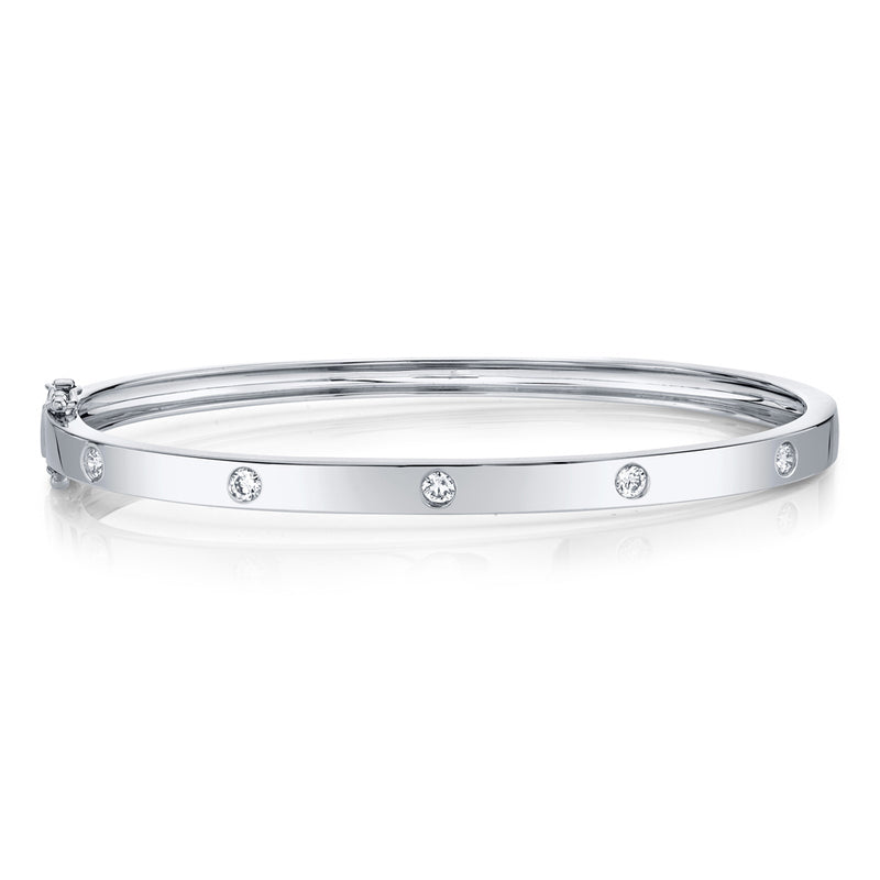 5 Stone Bangle - Pasha Fine Jewelry