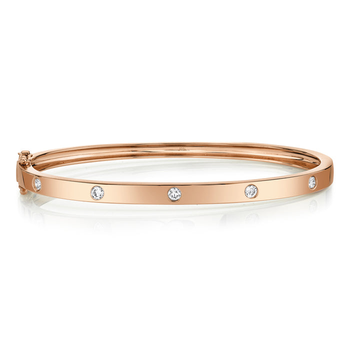 5 Stone Bangle - Pasha Fine Jewelry