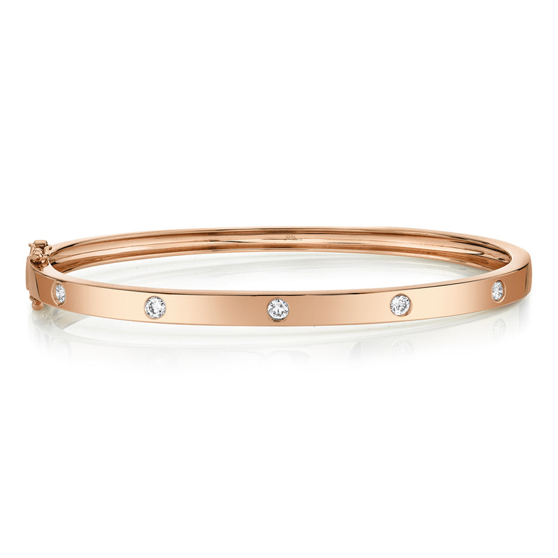 5 Stone Bangle - Pasha Fine Jewelry