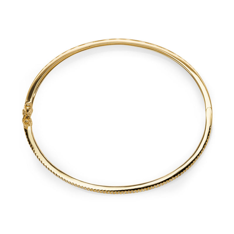 Baguette & Round Diamond Bangle - Pasha Fine Jewelry