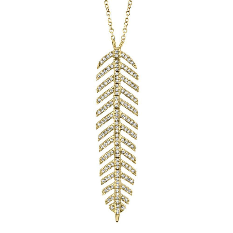 Leaf Necklace - Pasha Fine Jewelry