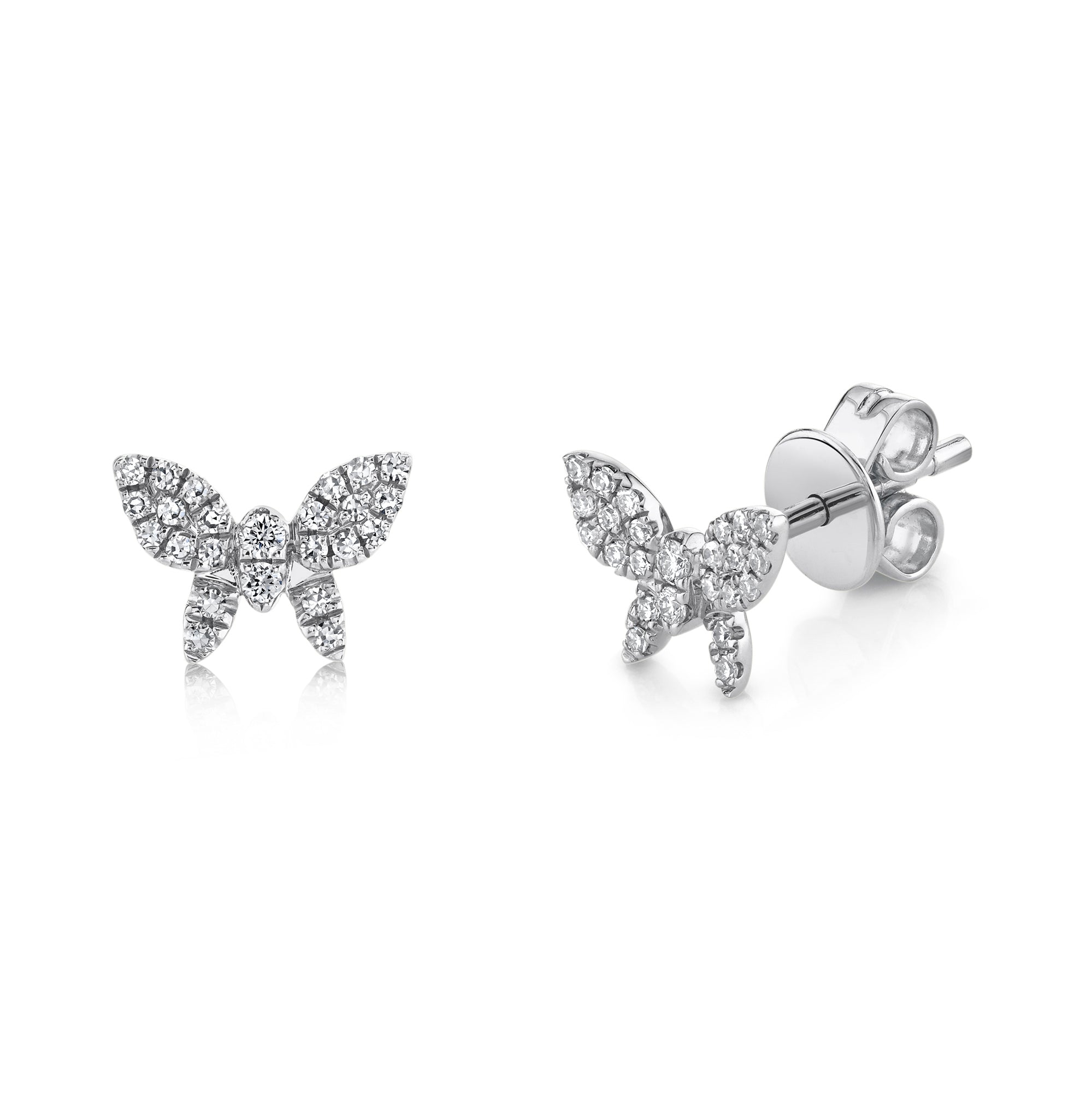 Pavé Butterfly Studs