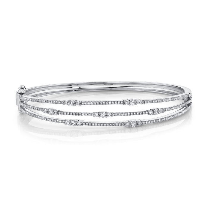 3 Row Bangle - Pasha Fine Jewelry