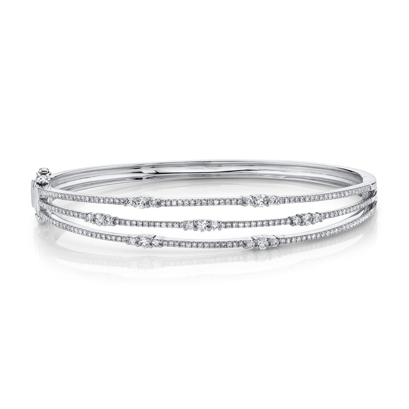3 Row Bangle - Pasha Fine Jewelry