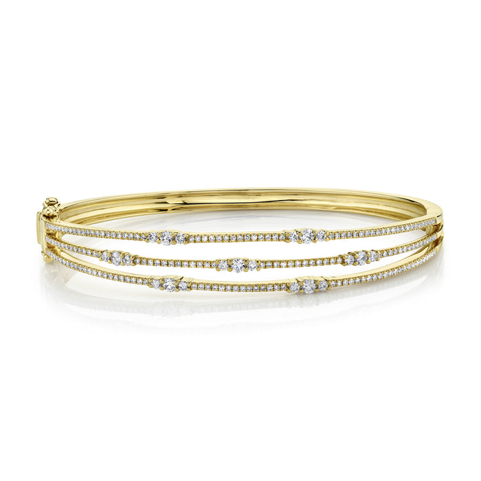 3 Row Bangle - Pasha Fine Jewelry