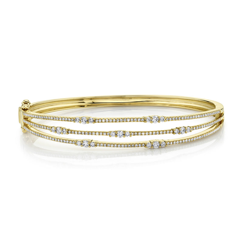 3 Row Bangle - Pasha Fine Jewelry