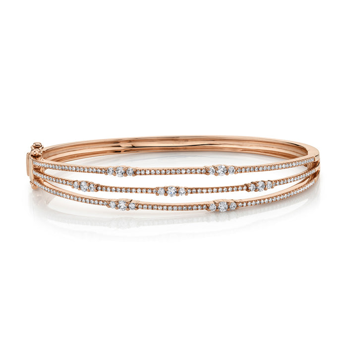 3 Row Bangle - Pasha Fine Jewelry