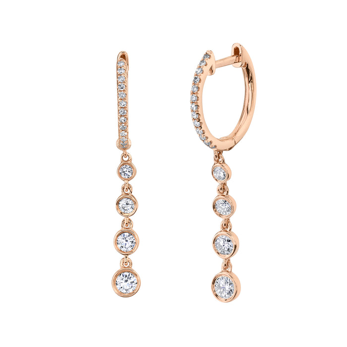Huggie Droplet Earrings - Pasha Fine Jewelry