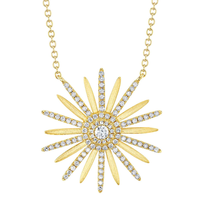 Diamond Flower Necklace - Pasha Fine Jewelry