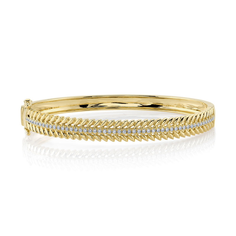 Feather Bangle - Pasha Fine Jewelry
