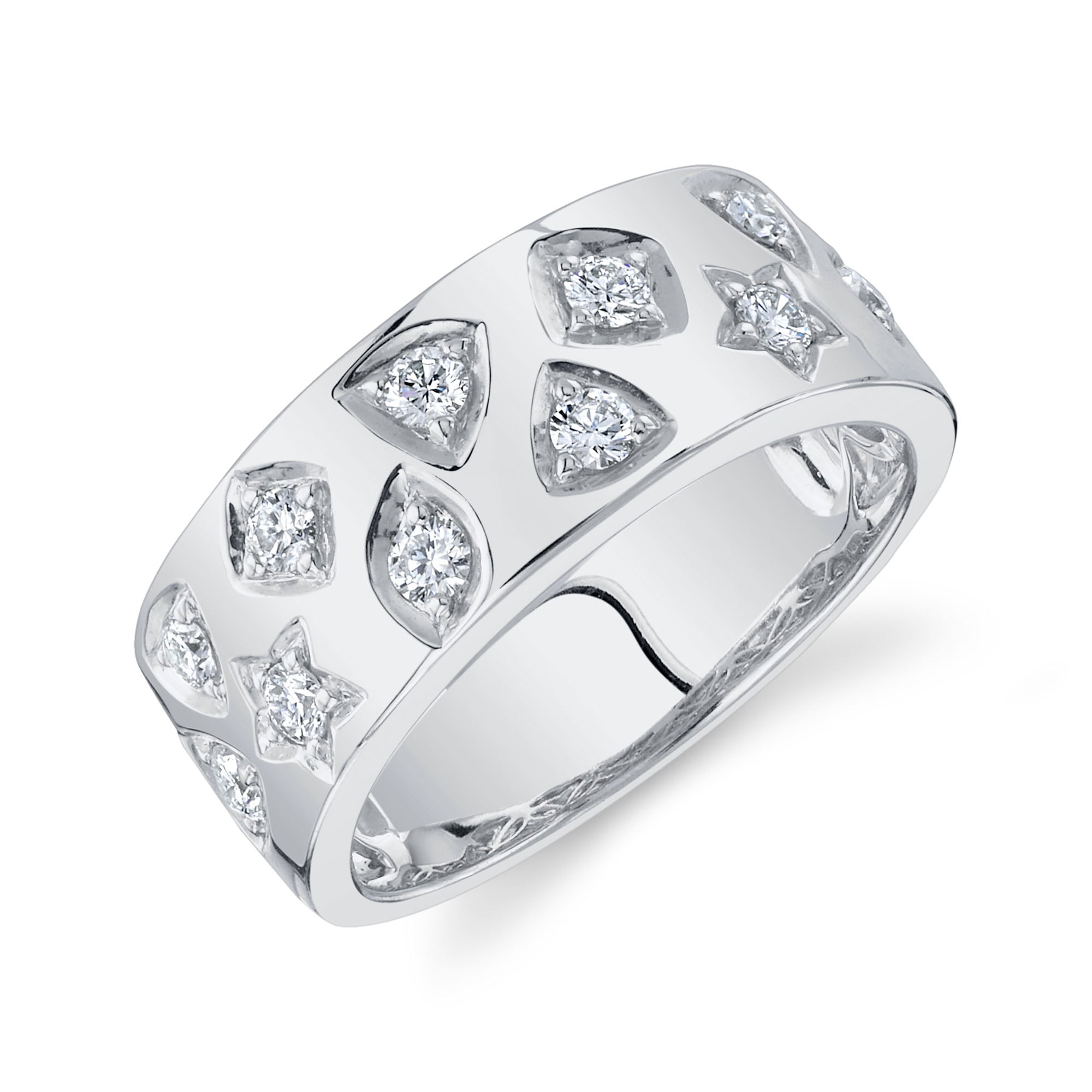 Multi-Shape Diamond Band - Pasha Fine Jewelry