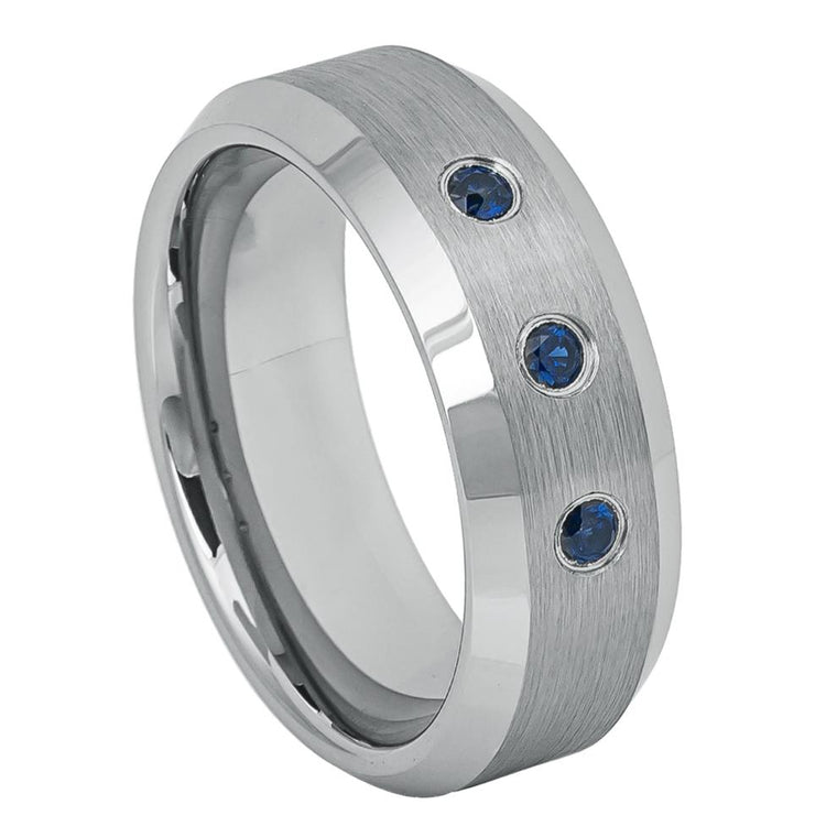 3 Sapphire Band