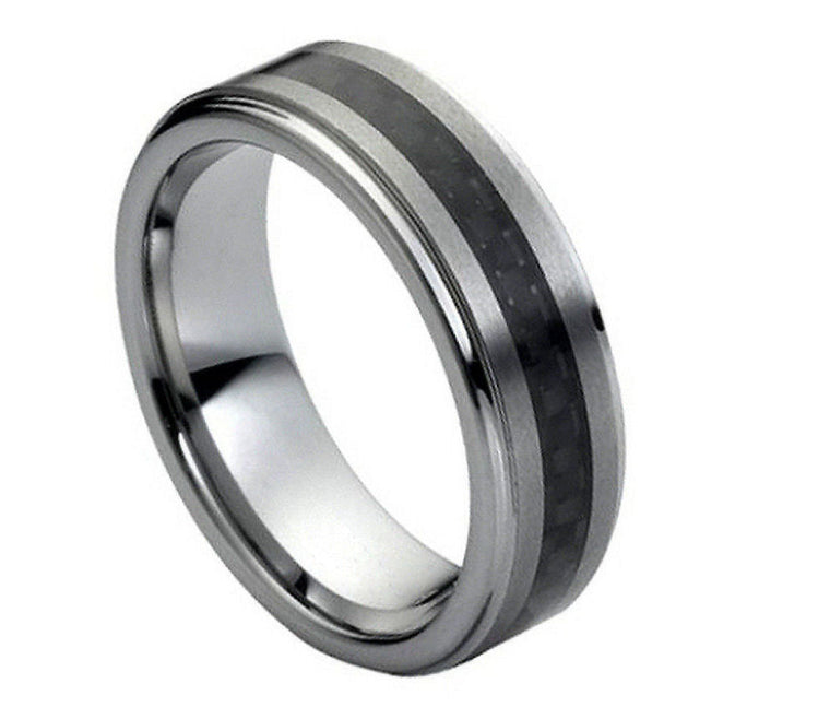 Carbon Fiber Inlay Brushed Center