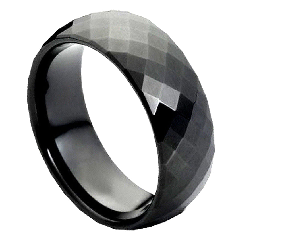 Black Tungsten Faceted - Pasha Fine Jewelry