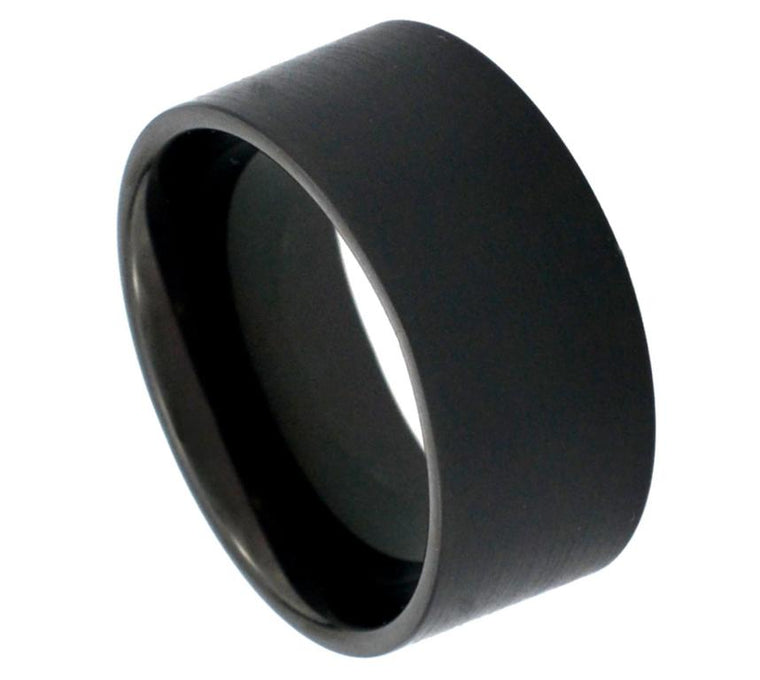 Black Tungsten Flat Cut