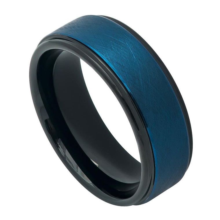 Blue Wire Brushed Band
