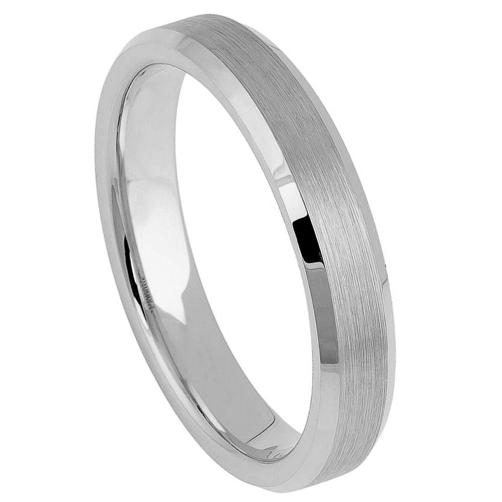 Brushed with Beveled Edge - Pasha Fine Jewelry