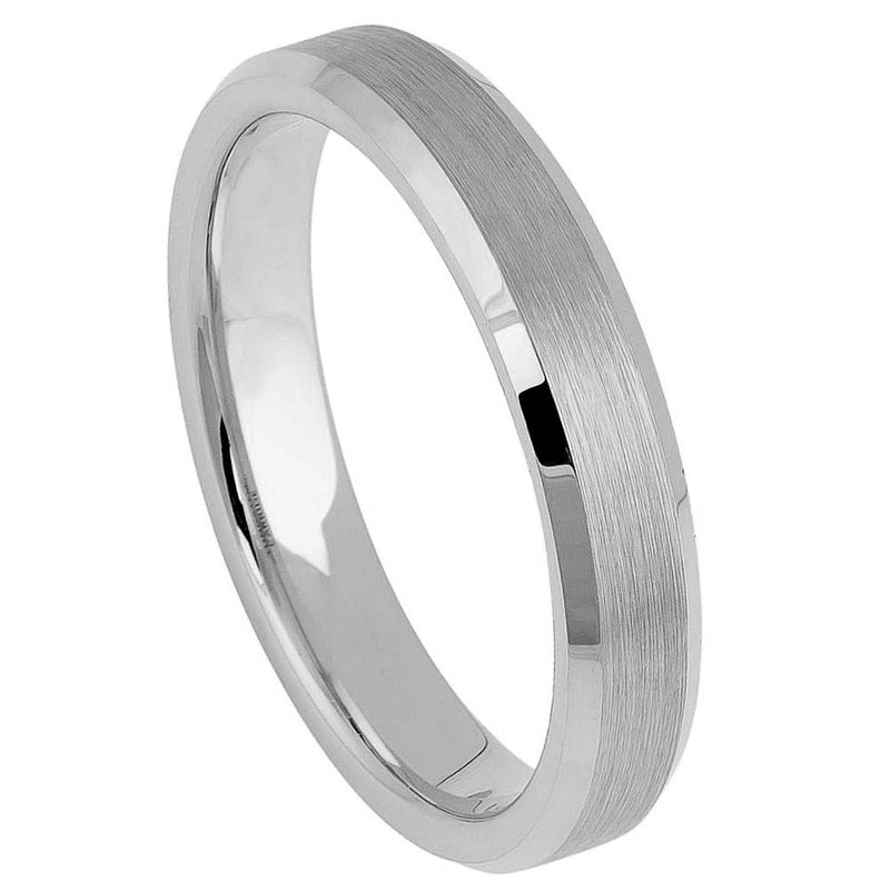 Brushed with Beveled Edge - Pasha Fine Jewelry