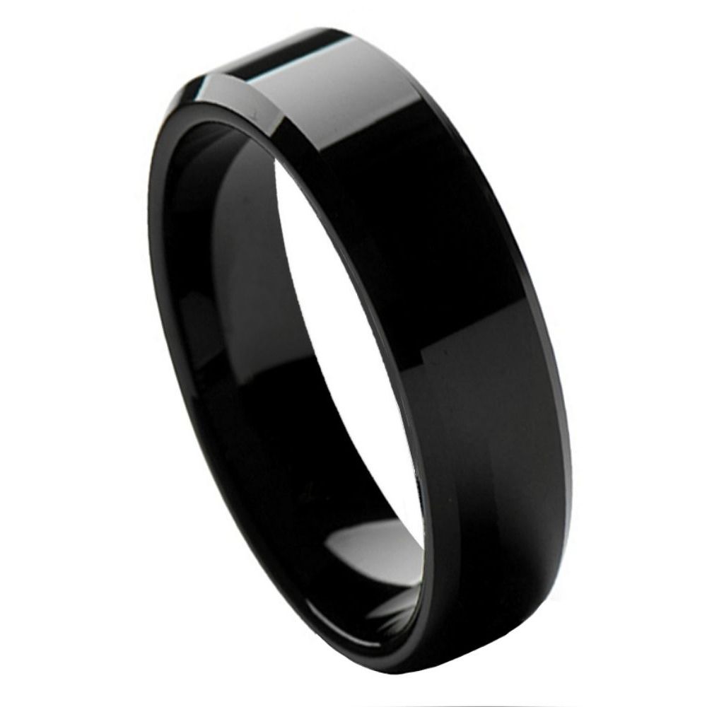 Black Tungsten High Polish - Pasha Fine Jewelry