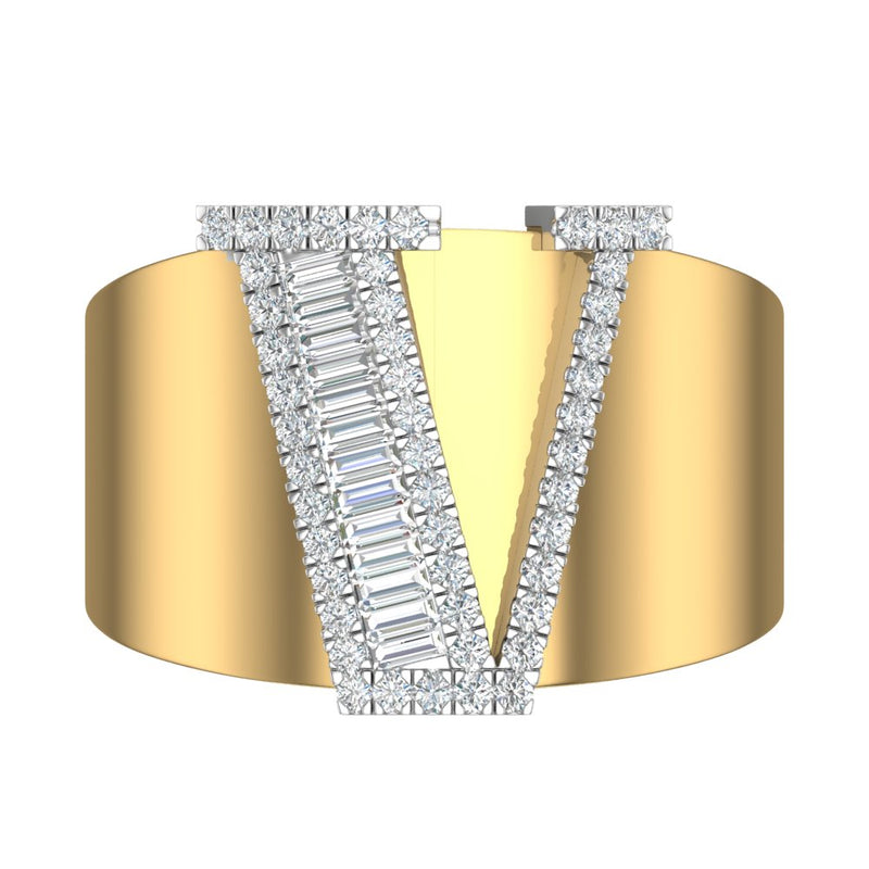 Bold Name Ring in Sterling Silver with 14K Gold Plate (1 Line) | Zales