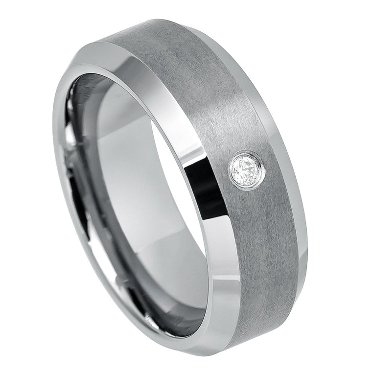 White Diamond Beveled Edges