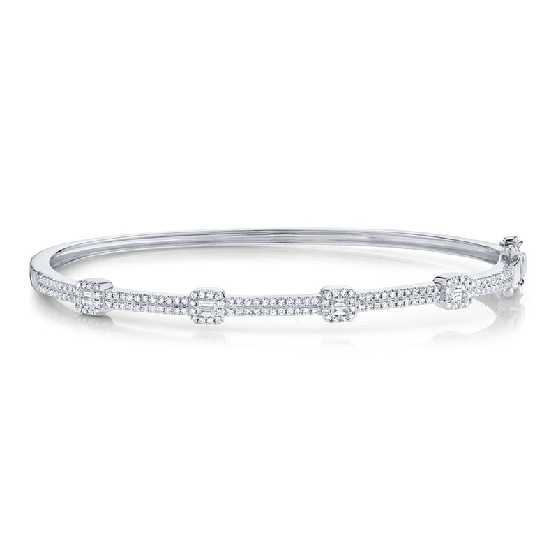 Baguette Bangle - Pasha Fine Jewelry